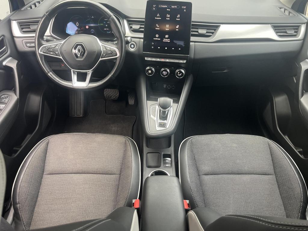 Renault Captur 1.6 E-Tech Plug-in Hybrid 160 Intens / Easy D, Auto's, Renault, Stof, Gebruikt, 4 cilinders, Blauw