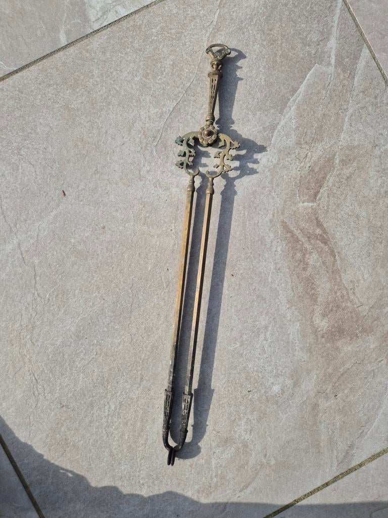 Antieke openhaard tang, Ophalen of Verzenden