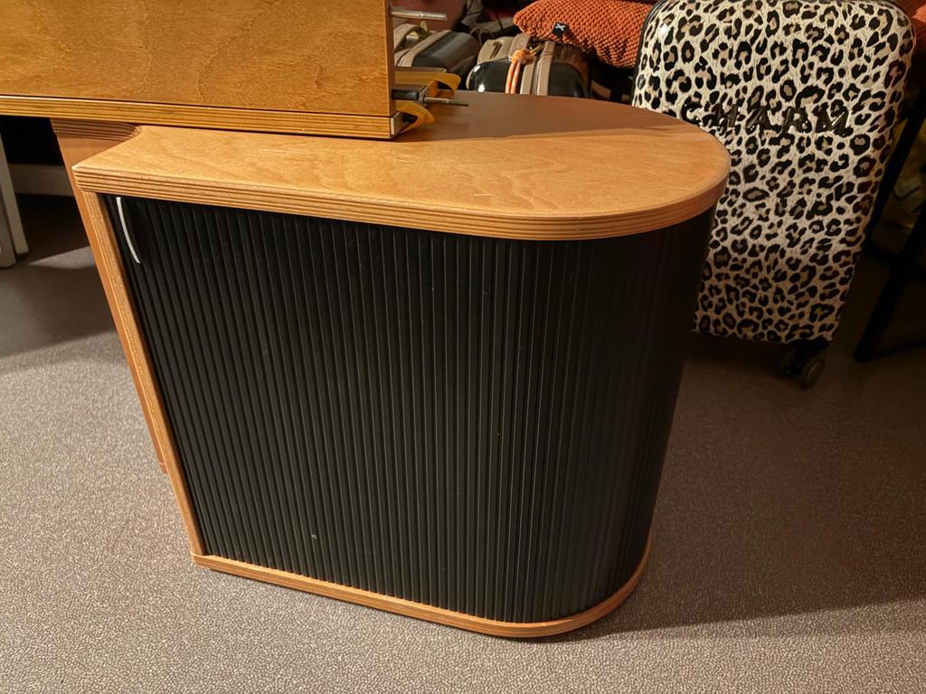 Auping Auronde achterwand + kastjes, Ophalen, Gebruikt, 65 cm of meer