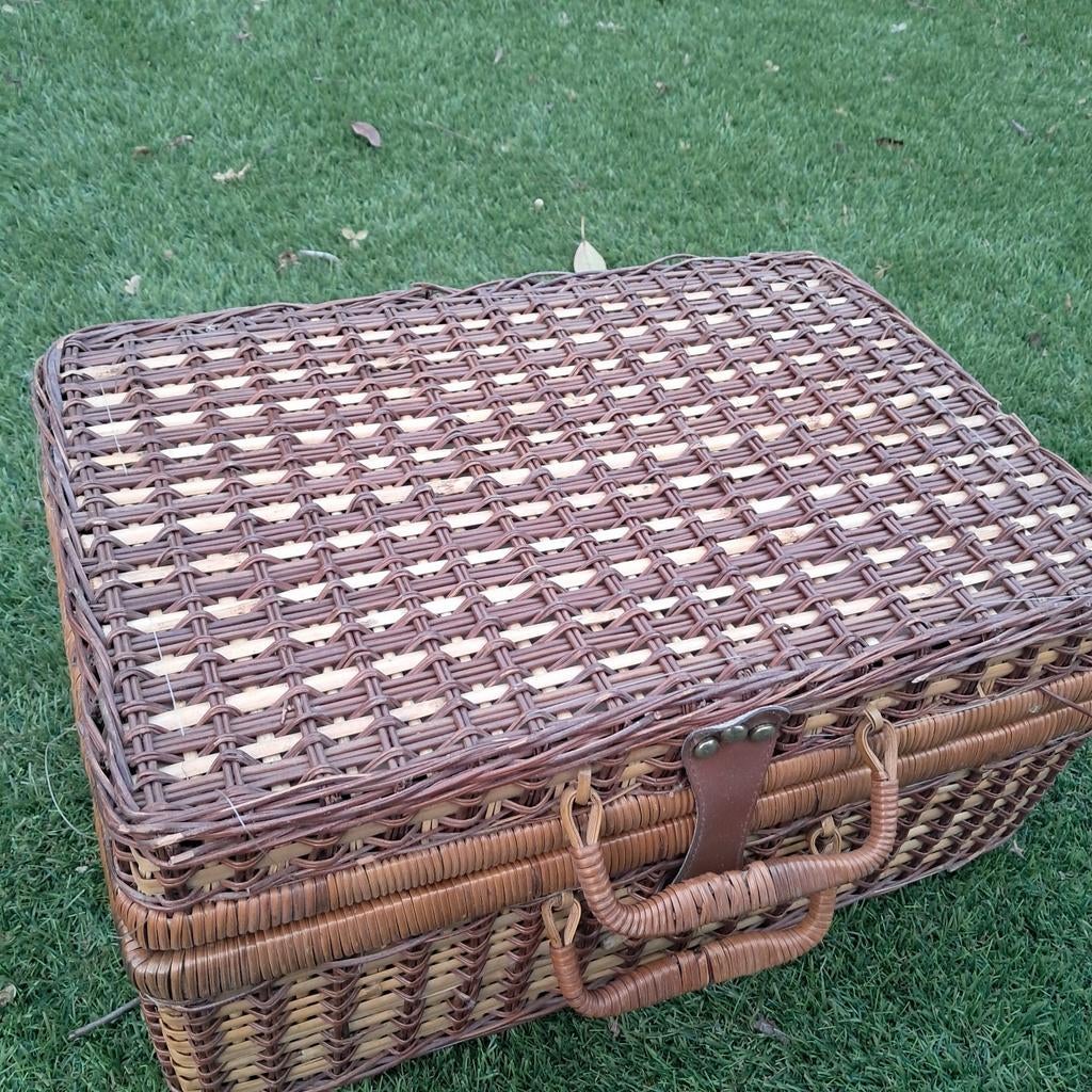 Lege picknickkoffer - Gebruikt, Ophalen of Verzenden, Gebruikt, Zonder inhoud