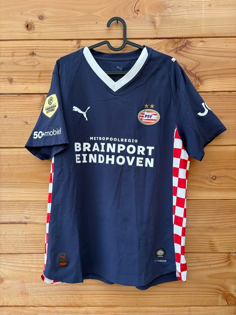 Matchwornshirt Obispo van PSV met COA van Matchwornshirt, Ophalen of Verzenden, Gebruikt, Shirt