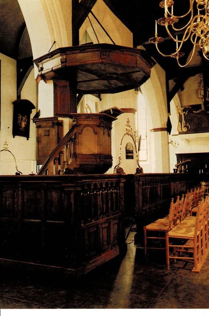 Beverwijk, interieur Grote Kerk, Verzenden, 1960 tot 1980, Ongelopen, Noord-Holland