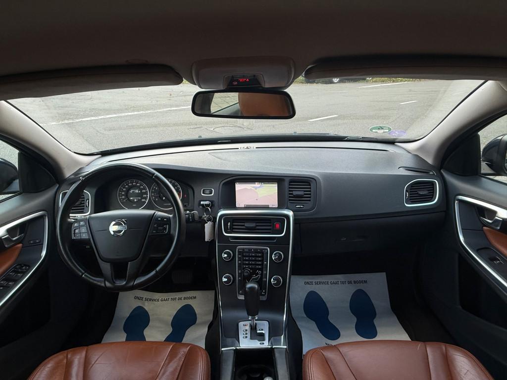 Volvo S60 1.6 T4 Kinetic - AUTOMAAT - CRUISE / CLIMATE CONTR, Auto's, Gebruikt, Parkeersensor, 4 cilinders, Blauw