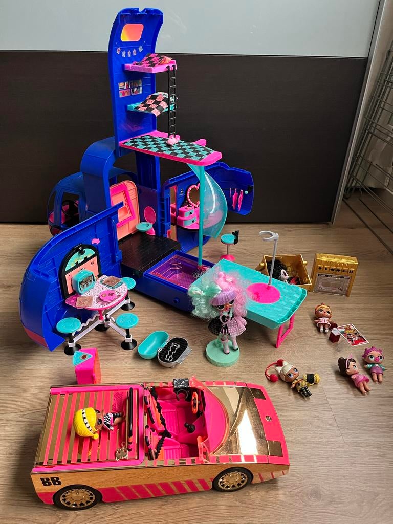 L.O.L. Surprise! 2-in-1 Glamper Fashion Camper & Auto, Ophalen, Zo goed als nieuw, Meisje