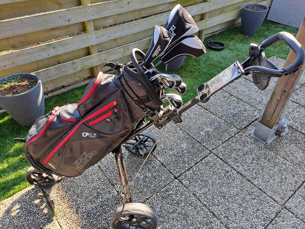 Dunlop Black Diamond golfset Linkshandig, Sport en Fitness, Golf, Ophalen