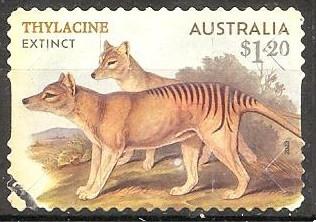 151 Australië 2023 Extinct Animals s/a, Verzenden, Gestempeld