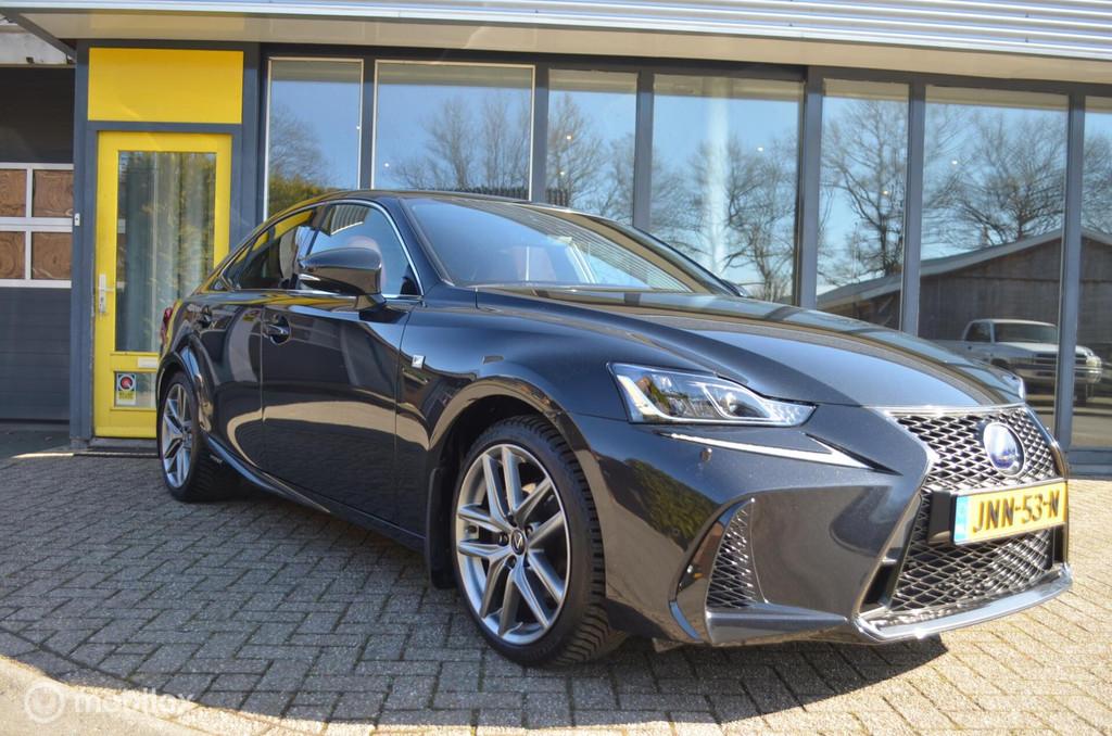 Lexus IS 300h Hybrid F-Sport, Auto's, Lexus, Achterwielaandrijving, Gebruikt, Lichtsensor, Zwart