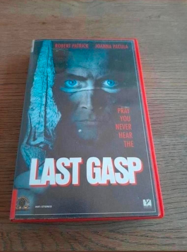 Last Gasp videoband. Ex-Rental Videoland. Robert Patrick, Vanaf 12 jaar, Ophalen of Verzenden, Gebruikt, Actie en Avontuur