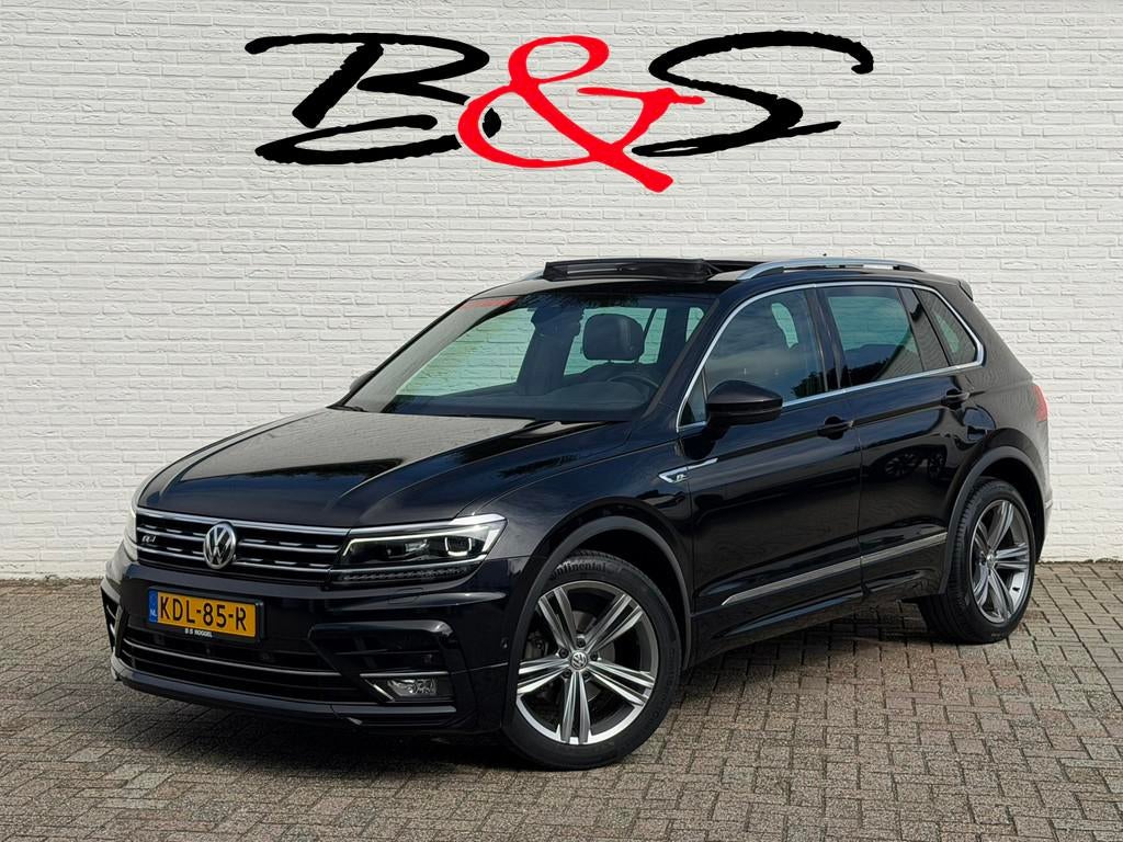 Volkswagen TIGUAN 1.5 TSI ACT R-line Automaat Panorama Stoel, 150 pk, Zwart, Leder, Bedrijf