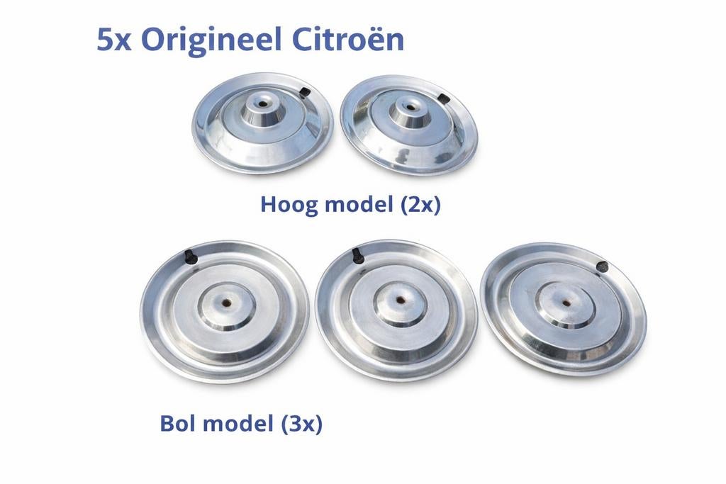 Citroën DS / HY wieldoppen origineel – 5 stuks – vintage, Ophalen of Verzenden