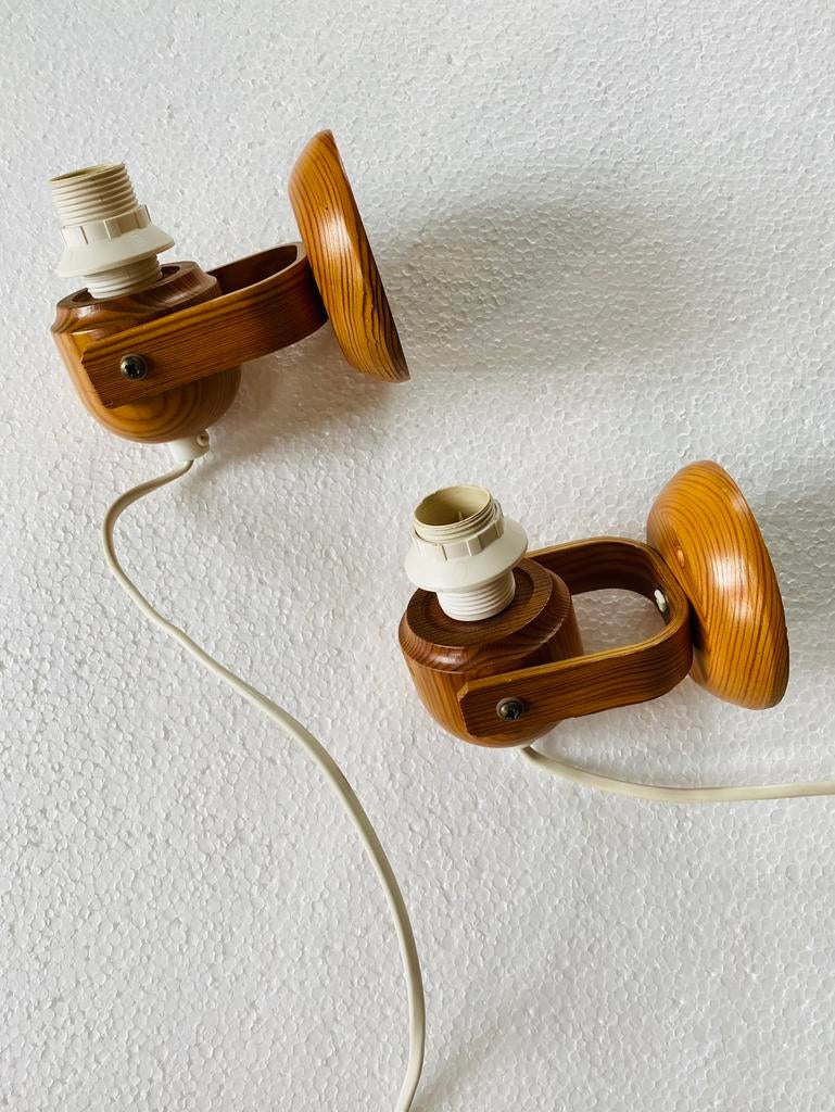 Scandinavisch design pine wandlampen (2) Markslojd Sweden, Ophalen of Verzenden, Huis en Inrichting