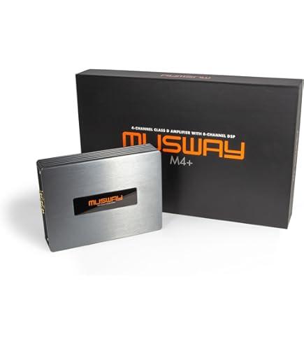 MusWay M6V4 - 6-kanaals klasse D plus iso kabels, Ophalen of Verzenden, Nieuw