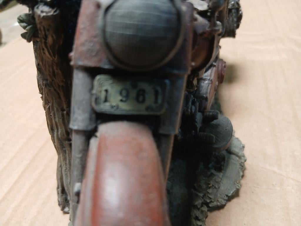 Harley Davidson Liberator Knucklehead Shovel miniatuur 1961, Ophalen of Verzenden