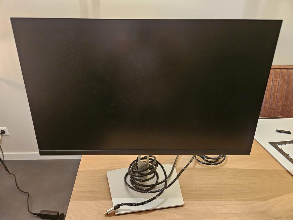 Dell P2422H monitor (met standaard) zwart, Computers en Software, Monitoren, Ophalen, Full HD, Zo goed als nieuw, 23,8