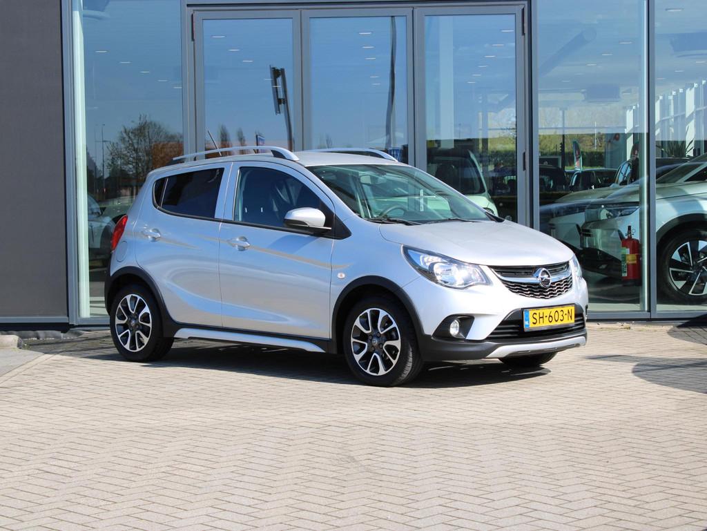 Opel KARL 1.0 Rocks Online Edition AIRCO / PDC / CARPLAY / T, Voorwielaandrijving, Stof, Gebruikt, Origineel Nederlands