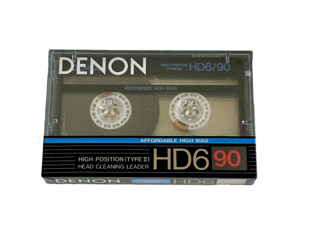 Denon HD6-90 Hi-Bias cassette – nieuw geseald, Cd's en Dvd's, Cassettebandjes, Overige genres, 1 bandje, Ophalen of Verzenden