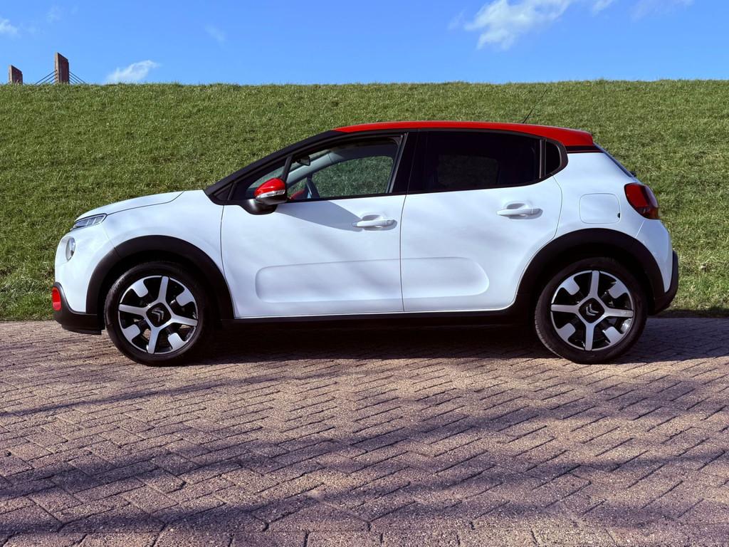 Citroën C3 1.2 PureTech S&S Shine Orig NL Auto | NAP | Navi, Voorwielaandrijving, 1025 kg, 1199 cc, Wit