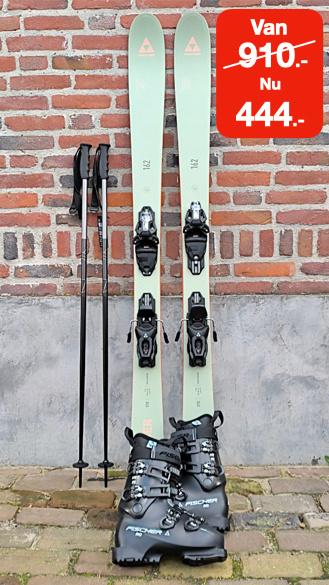 Nieuwe Fischer ski's + schoenen van 910.- voor 444.-, Sport en Fitness, Skiën en Langlaufen, 160 tot 180 cm, Fischer, Nieuw, Ophalen of Verzenden