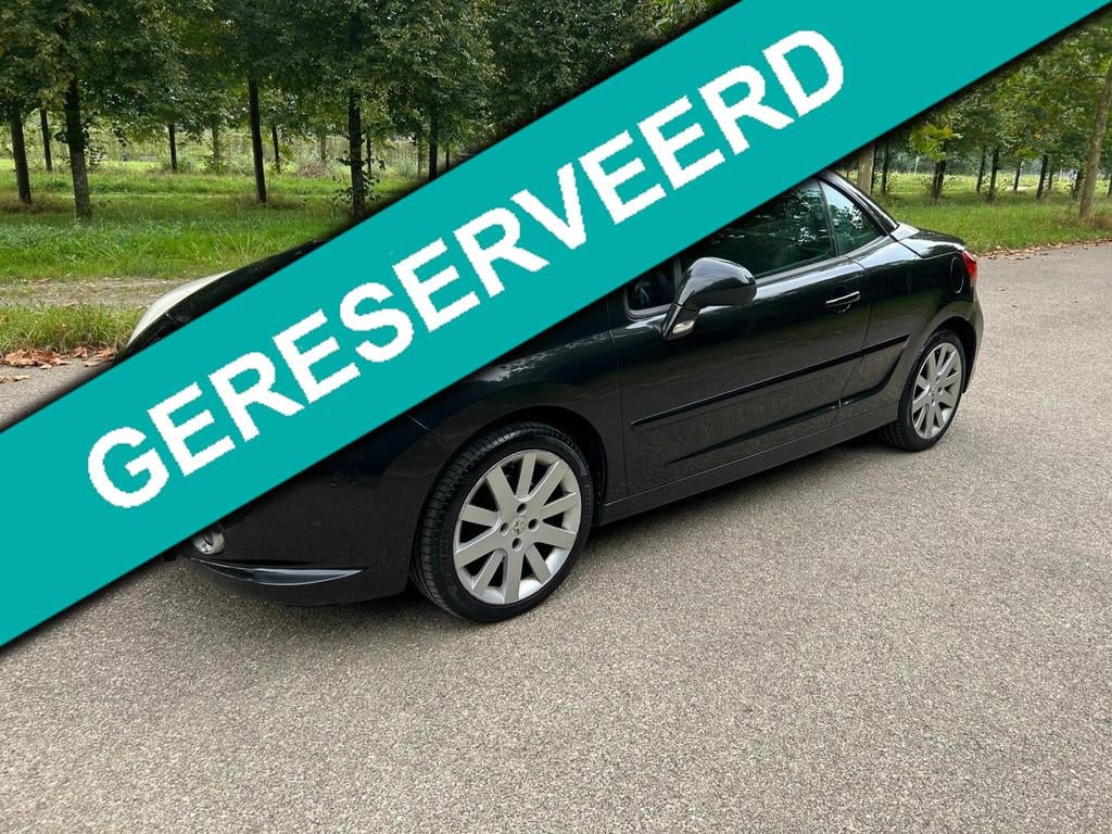 Peugeot 207 CC 1.6 VTi Cabrio Nette auto, Voorwielaandrijving, Gebruikt, Zwart, 4 cilinders
