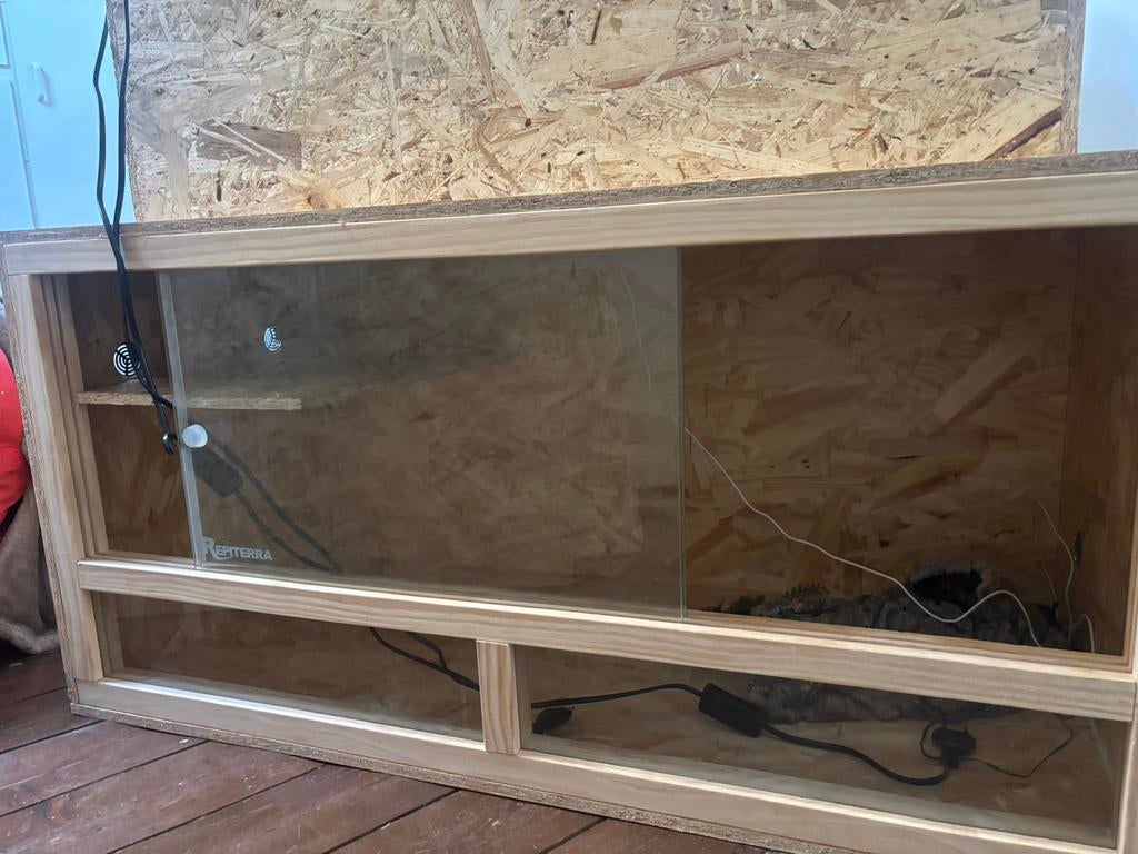 Terarrium, Ophalen, Overige typen, Zo goed als nieuw, 90 cm of meer