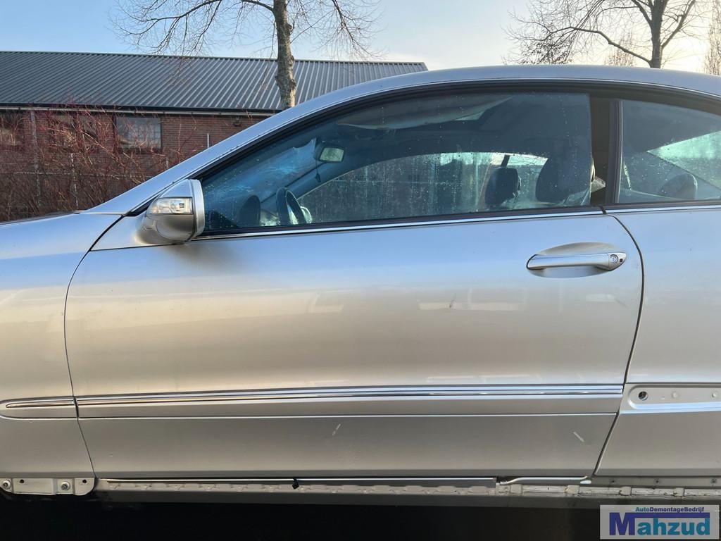MERCEDES CLK W209 Zilver 744 links deur 2002-2009, Auto-onderdelen, Gebruikt, Mercedes-Benz AG, Deur, Mercedes-Benz