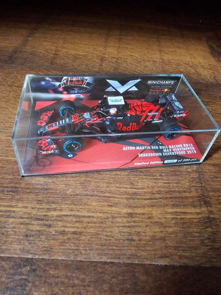 Max Verstappen RB15 Shakedown Silverstone 2019 1:43 ZELDZAAM, Ophalen of Verzenden, Nieuw, Auto, MiniChamps