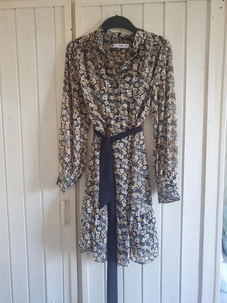 Bloemen print jurkje Mango maat S MNG, Mango, Ophalen of Verzenden, Zo goed als nieuw, Maat 36 (S)