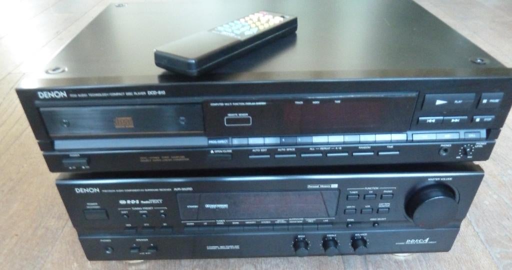 TOP SET van DENON (Receiver + CD-Speler) Technisch 100% Oké, Denon, Zo goed als nieuw, Tuner of Radio, Losse componenten