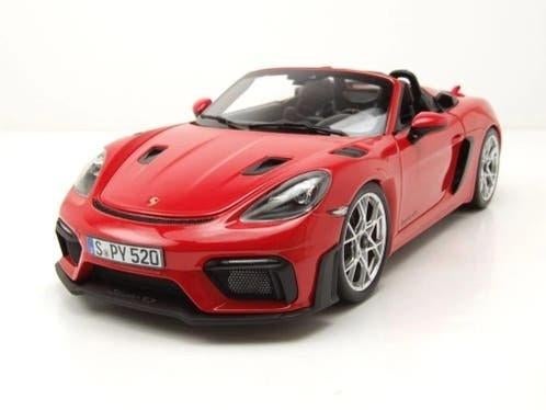 Porsche 718 Spyder RS 2023 Rood/Norev/1:18, 70-72 avenue de Bohlen 69120 Vaulx-en-Velin, Auto, Norev, Ophalen of Verzenden