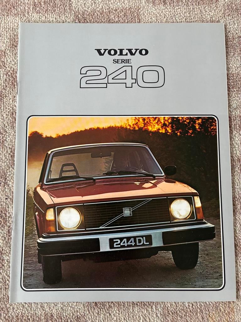 1978 Volvo 240 brochure, Boeken, Ophalen of Verzenden, Zo goed als nieuw, Volvo