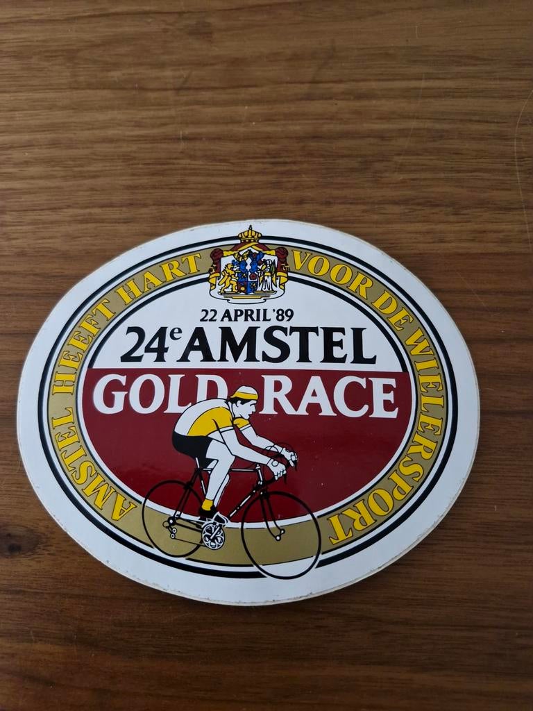 G 097 Amstel Gold Race Wielersport Sticker 22 april 1989, Ophalen of Verzenden, Zo goed als nieuw