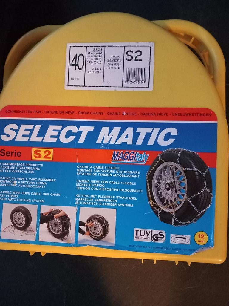 Sneeuwkettingen Select Matic S2, Ophalen, Nieuw