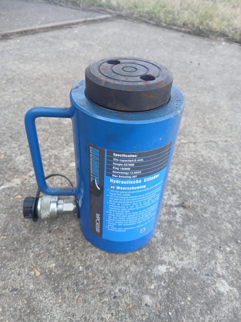 Hydraulische cilinder 30-100 Ton hydraulische vijzel plunjer, Ophalen, Zo goed als nieuw