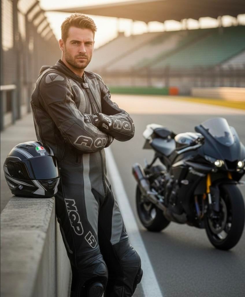 Stoer MQP Aces Motorpak Zwart/Grijs Maat 49, Verzenden