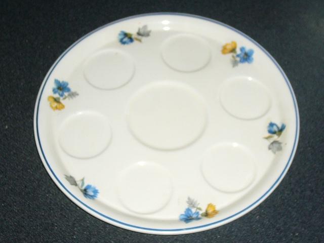 Société Céramique Eierdopjes Onderbord Decor 988/6/51, Ophalen