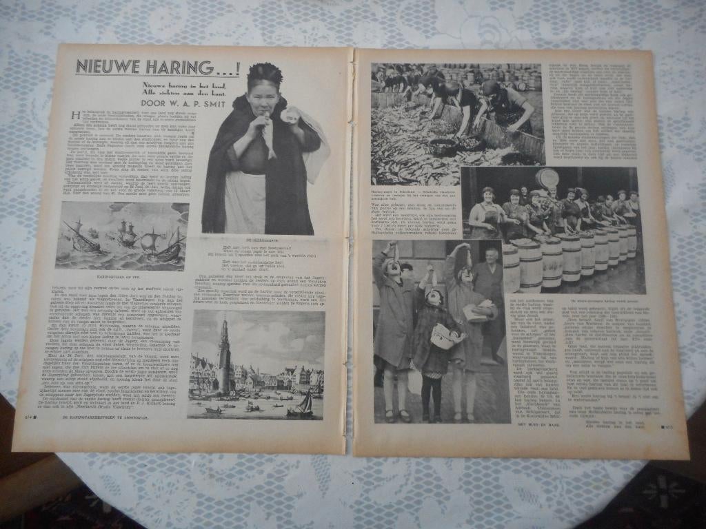 Nieuwe haring. 1932., Ophalen of Verzenden, 1920 tot 1940, Nederland, Knipsel(s)