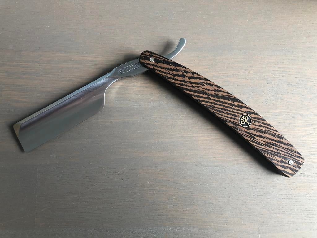 Böker open scheermes, Ophalen of Verzenden, Zo goed als nieuw, Gehele gezicht