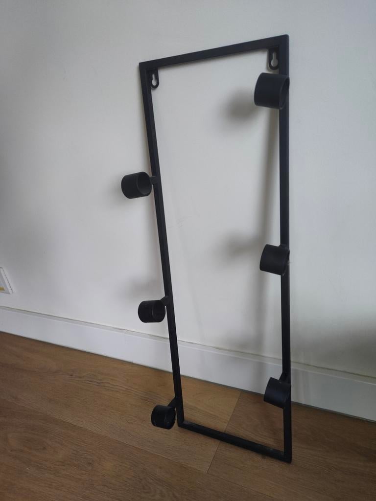 Wijnrek zwart 6 flessen, Huis en Inrichting, Woonaccessoires | Wijnrekken, Ophalen