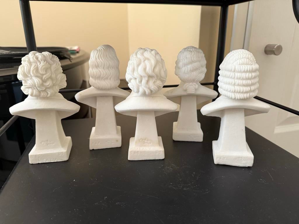 Klassieke Componisten Bustes - Set van 5, Ophalen