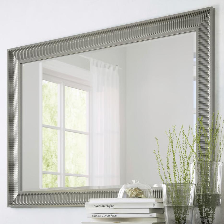 IKEA SONGE spiegel – stijlvol en groot (91x130 cm), Huis en Inrichting, Woonaccessoires | Spiegels, Ophalen, 100 tot 150 cm, Zo goed als nieuw