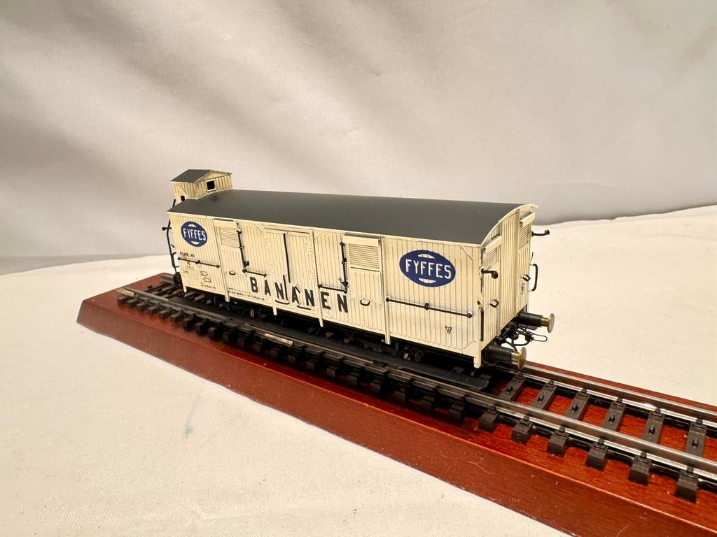 Messing bananenwagen Philotrain Fyffes Lijst 28, Hobby en Vrije tijd, Modeltreinen | H0, Overige merken, Gelijkstroom, Ophalen of Verzenden