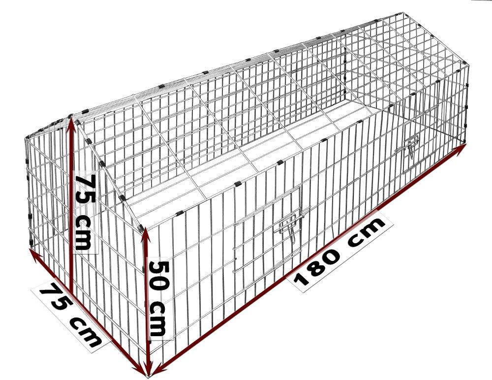 Konijnenhok hok kooi buitenren konijnenren GRATIS VERZENDING, Verzenden, 60 tot 90 cm, Nieuw, Nvt