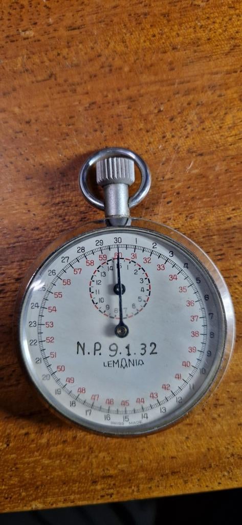 Lemania stopwatch, Overige merken, Zakhorloge, Staal, Lemania