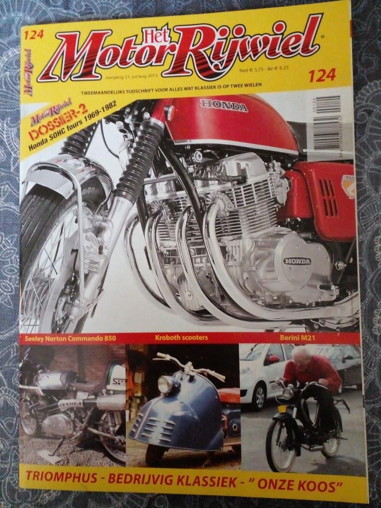 Motor Rijwiel - Klassiek Tijdschrift, Boeken, Motoren, Gelezen, Algemeen, Ophalen of Verzenden