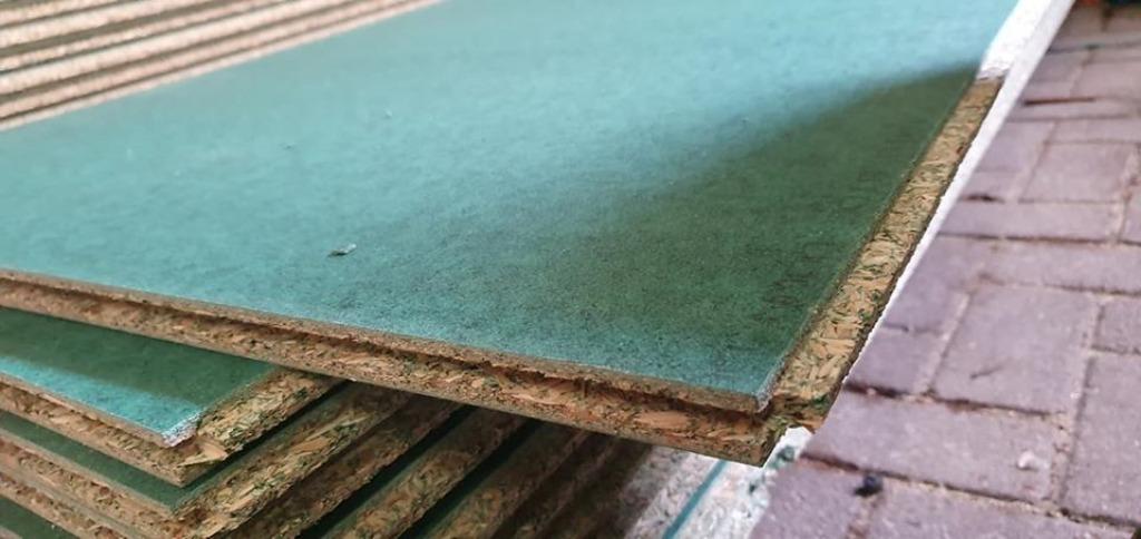 nieuwe spano plaat 18mm rondom veer en groef 0.61x2.44, Ophalen, Nieuw, Hout, Minder dan 20 mm