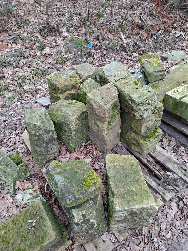 Bentheimer steendelen - Unieke bouwmaterialen, Ophalen, Gebruikt, Bruin, Overige typen