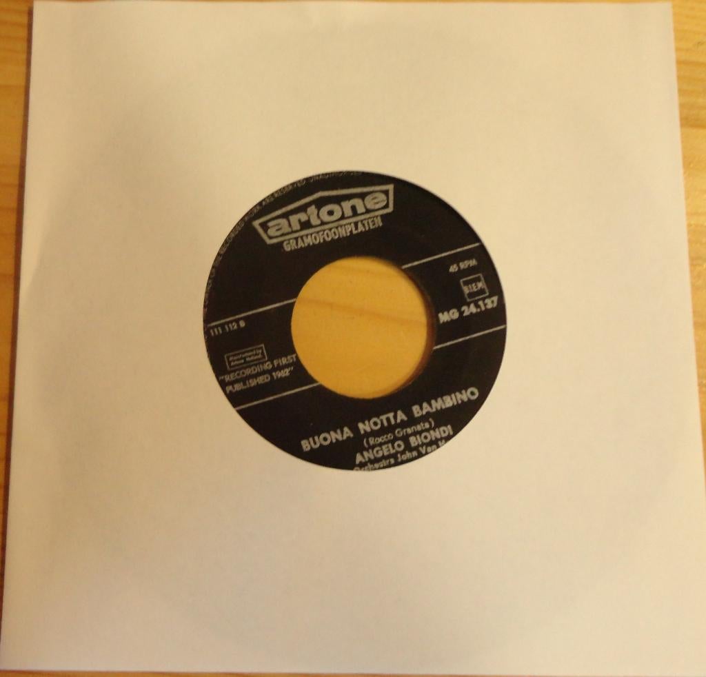 Angelo Biondi > Buona Notta Bambino, Gebruikt, 7 inch, Single, Ophalen of Verzenden