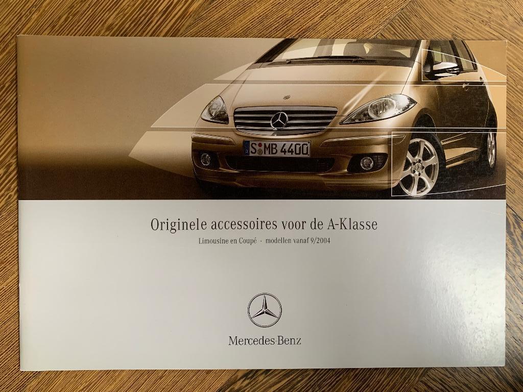 Folder brochure Mercedes-Benz A-klasse Accessoires W169 2004, Nieuw, Mercedes-Benz, Mercedes, Ophalen of Verzenden