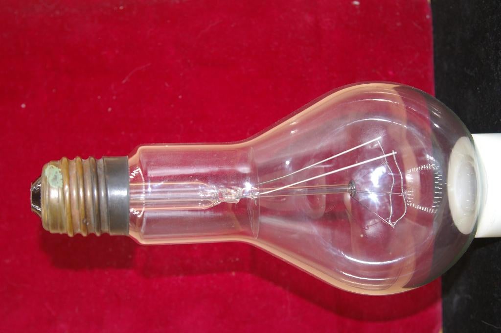 Grote gloeilamp E40, Gloeilamp, 60 watt of meer, Zo goed als nieuw, E27 (groot)