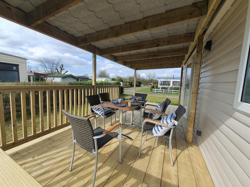 NIEUW IRM Magnolia chalet stacaravan 3slk compleet ingericht, Tot en met 6